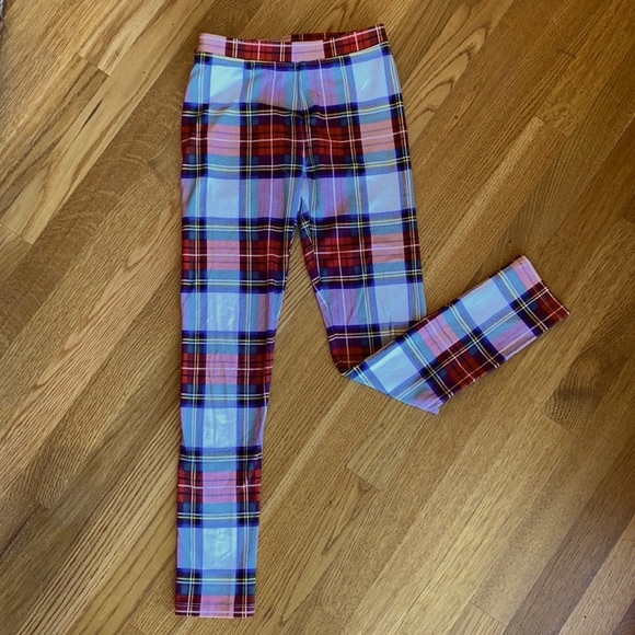 JCREW Girls tartan plaid leggings.Great for th holidays 🎄🎁 - Picture 2 of 5